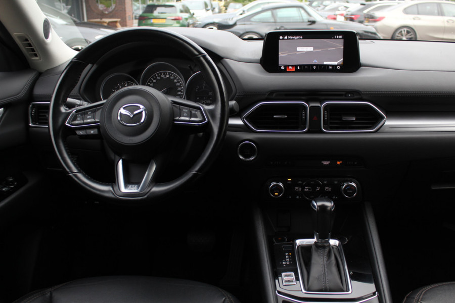 Mazda CX-5 2.0 SkyActiv-G 165 Luxury / Trekhaak / 360Camera / Head-up / Leder / Bose / Keyless / 19'' / Dodehoek / Navigatie / DAB / Stoelventilatie+Verwarming / Cruise Control
