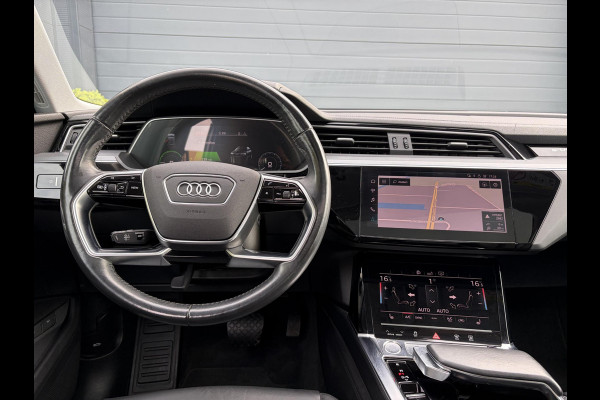 Audi e-tron e-tron 50 quattro Launch edition plus 71 kWh ✓SOH 87.83%✓Pano✓Stolverw✓Keyless✓Leder✓Virtual Cockpit✓Carplay✓Navi✓Clima✓Cruise✓Pdc V+A✓Rijstrooksensor✓19" Lm velgen✓Bj 12-2019✓N.A.P✓Apk tot 10-2027