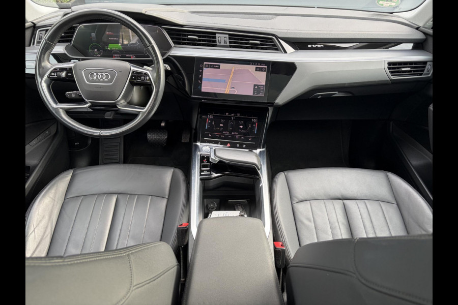Audi e-tron e-tron 50 quattro Launch edition plus 71 kWh ✓SOH 87.83%✓Pano✓Stolverw✓Keyless✓Leder✓Virtual Cockpit✓Carplay✓Navi✓Clima✓Cruise✓Pdc V+A✓Rijstrooksensor✓19" Lm velgen✓Bj 12-2019✓N.A.P✓Apk tot 10-2027