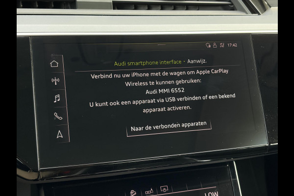 Audi e-tron e-tron 50 quattro Launch edition plus 71 kWh ✓SOH 87.83%✓Pano✓Stolverw✓Keyless✓Leder✓Virtual Cockpit✓Carplay✓Navi✓Clima✓Cruise✓Pdc V+A✓Rijstrooksensor✓19" Lm velgen✓Bj 12-2019✓N.A.P✓Apk tot 10-2027