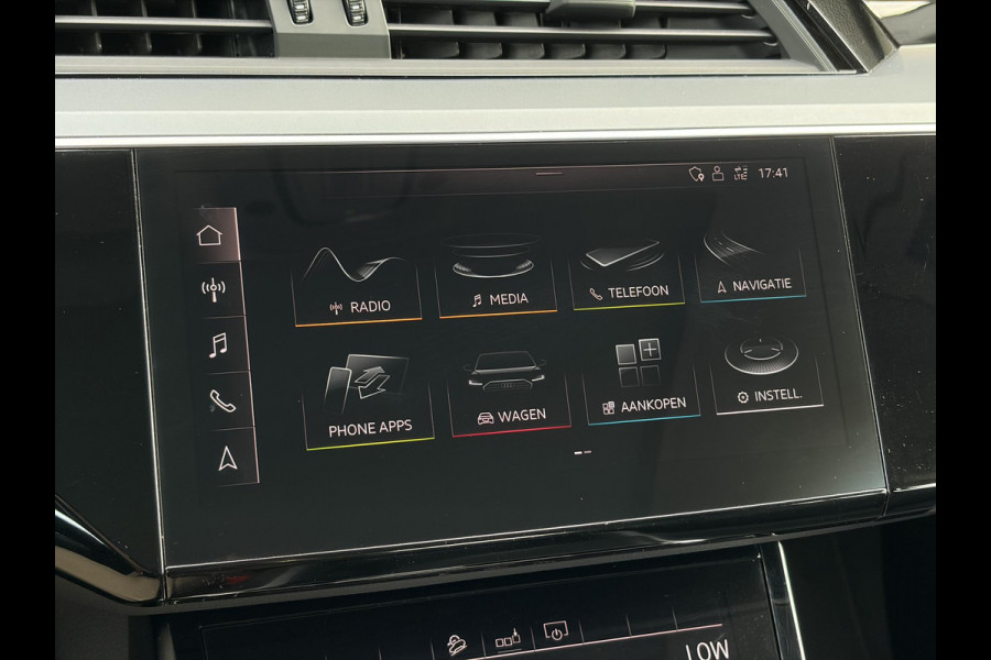 Audi e-tron e-tron 50 quattro Launch edition plus 71 kWh ✓SOH 87.83%✓Pano✓Stolverw✓Keyless✓Leder✓Virtual Cockpit✓Carplay✓Navi✓Clima✓Cruise✓Pdc V+A✓Rijstrooksensor✓19" Lm velgen✓Bj 12-2019✓N.A.P✓Apk tot 10-2027
