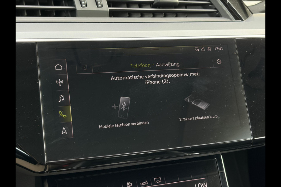 Audi e-tron e-tron 50 quattro Launch edition plus 71 kWh ✓SOH 87.83%✓Pano✓Stolverw✓Keyless✓Leder✓Virtual Cockpit✓Carplay✓Navi✓Clima✓Cruise✓Pdc V+A✓Rijstrooksensor✓19" Lm velgen✓Bj 12-2019✓N.A.P✓Apk tot 10-2027