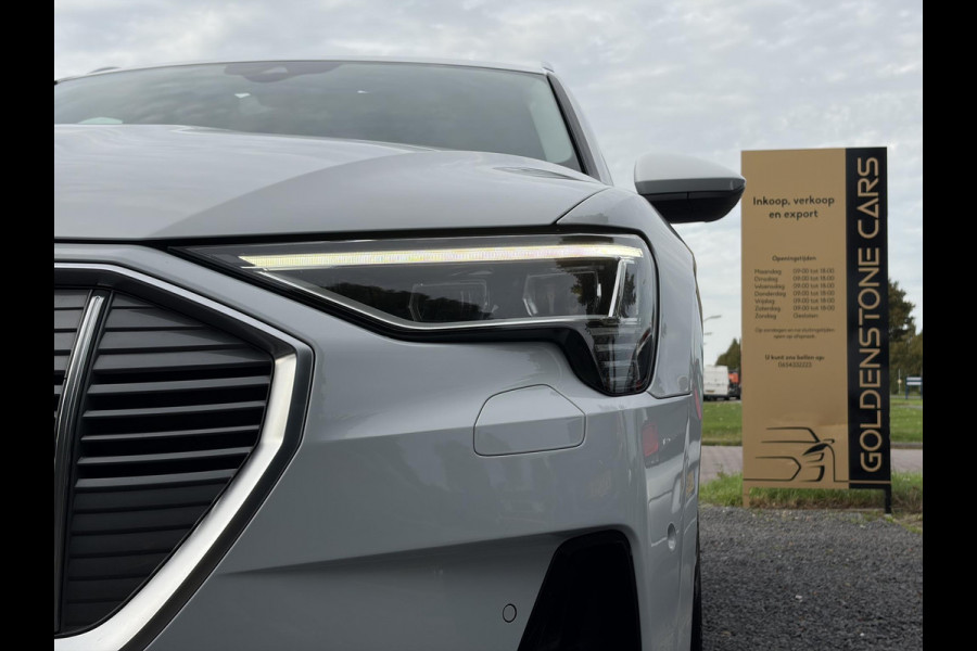Audi e-tron e-tron 50 quattro Launch edition plus 71 kWh ✓SOH 87.83%✓Pano✓Stolverw✓Keyless✓Leder✓Virtual Cockpit✓Carplay✓Navi✓Clima✓Cruise✓Pdc V+A✓Rijstrooksensor✓19" Lm velgen✓Bj 12-2019✓N.A.P✓Apk tot 10-2027