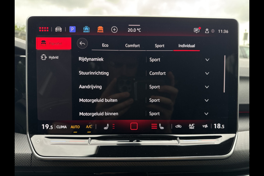 Volkswagen Golf GTE 1.5 272PK DSG HYBRID GTE-SPORT 360°CAMERA/NAVI/HEAD-UP!/CARPLAY