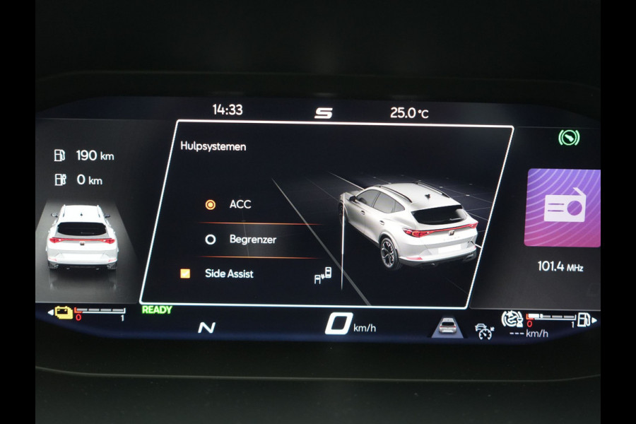 CUPRA Formentor 1.4 e-Hybrid VZ Copper Edition PHEV 245pk Dealer O.H | Panodak | Adaptive Cruise | Camera | Sportstoelen & Stuur Verwarmd | Keyless | Blis | Sfeerverlichting | Apple Carplay | DAB | Navigatie | Virtual | 19"L.M | Plug In Hybrid