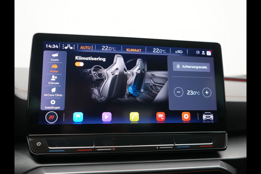 CUPRA Formentor 1.4 e-Hybrid VZ Copper Edition PHEV 245pk Dealer O.H | Panodak | Adaptive Cruise | Camera | Sportstoelen & Stuur Verwarmd | Keyless | Blis | Sfeerverlichting | Apple Carplay | DAB | Navigatie | Virtual | 19"L.M | Plug In Hybrid