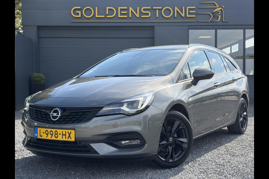 Opel Astra Sports Tourer 1.2 Ultimate ✓146pk✓Carplay✓Camera✓Stoelverw✓Stuurverw✓Keyless✓Pdc V+A✓Alcantara-Leder✓Clima✓Cruise✓6 Bak✓Rijstrooksensor✓Dodehoeksensor✓17''Lm velgen✓N.A.P✓Apk tot 11-2028