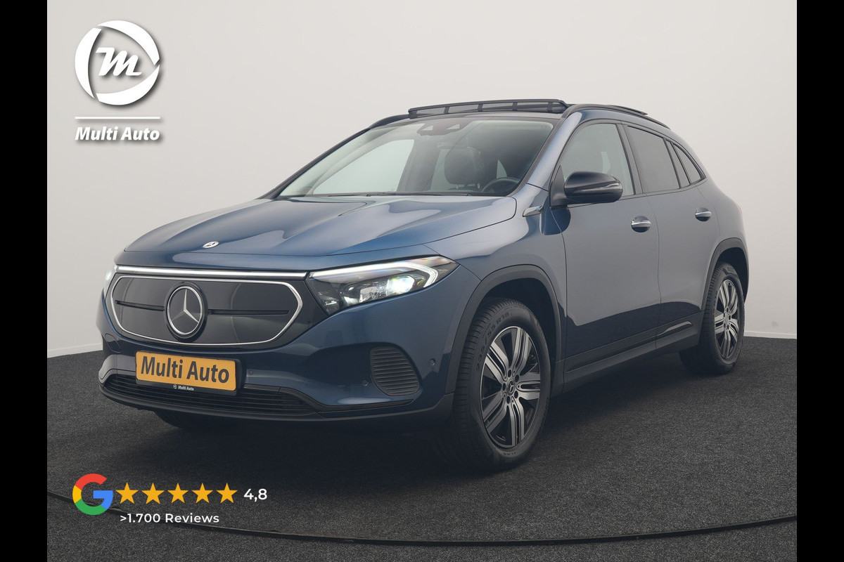 Mercedes-Benz EQA 250 Business Solution Luxury 67 kWh 190pk Dealer O.H | Trekhaak Af Fabriek | Panodak | Camera | Sportstoelen Verwarmd | Head Up | Keyless | Blis | Sfeerverlichting | DAB | Park Assist | Navigatie | 18"L.M