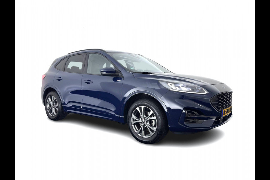 Ford Kuga 2.5 PHEV ST-Line X (Plug-in) {SoH-89%} (INCL-BTW) Aut. *LEDER-MICROFIBRE | DIGI-COCKPIT | FULL-LED | KEYLESS | DAB | CARPLAY | NAVI-FULLMAP | HEATED-SPORTSEATS | PRIVACY-GLASS | TOWBAR | AMBIENT-LIGHT | CAMERA | 18"ALU*