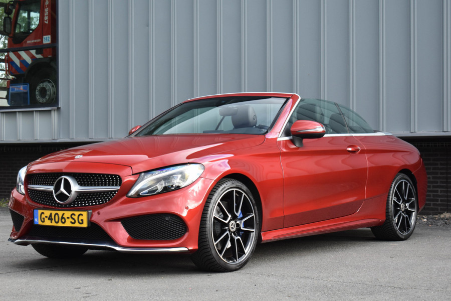 Mercedes-Benz C-Klasse Cabrio 250 AMG Line Premium Plus | Nekverwarming | Camera | Stoelverwarming