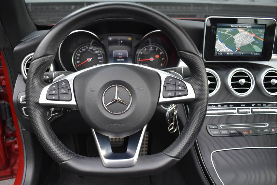 Mercedes-Benz C-Klasse Cabrio 250 AMG Line Premium Plus | Nekverwarming | Camera | Stoelverwarming