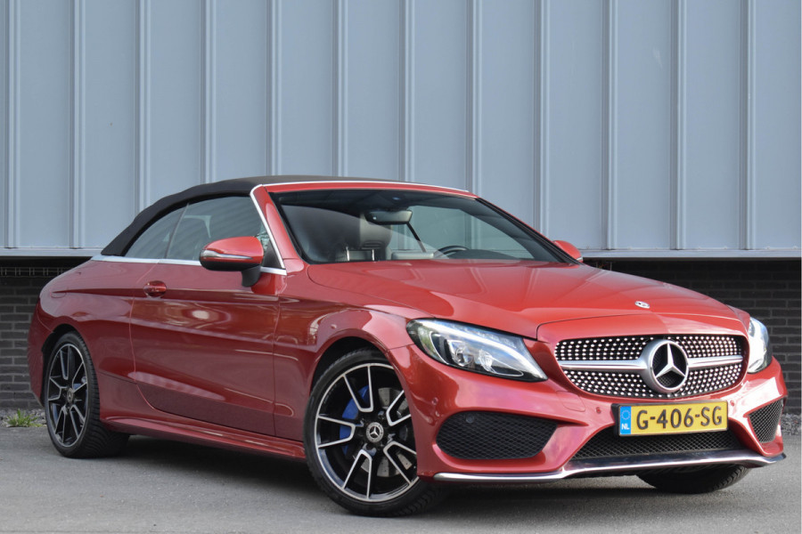 Mercedes-Benz C-Klasse Cabrio 250 AMG Line Premium Plus | Nekverwarming | Camera | Stoelverwarming
