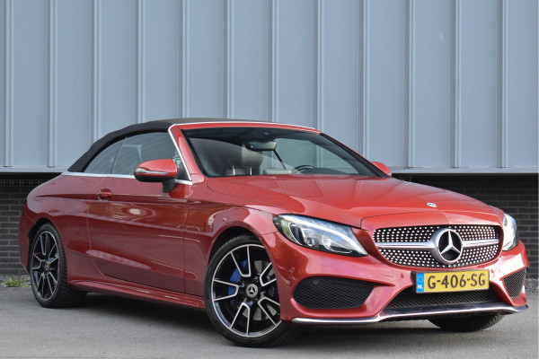 Mercedes-Benz C-Klasse Cabrio 250 AMG Line Premium Plus | Nekverwarming | Camera | Stoelverwarming