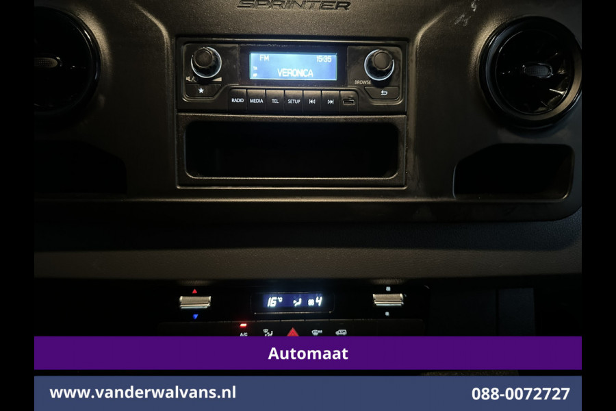 Mercedes-Benz Sprinter 314 CDI 143pk 9G-Tronic Automaat Bakwagen 22m3 KUUB Laadklep Zijdeur Euro6 Airco | LAT om LAT | Leder Bijrijdersbank