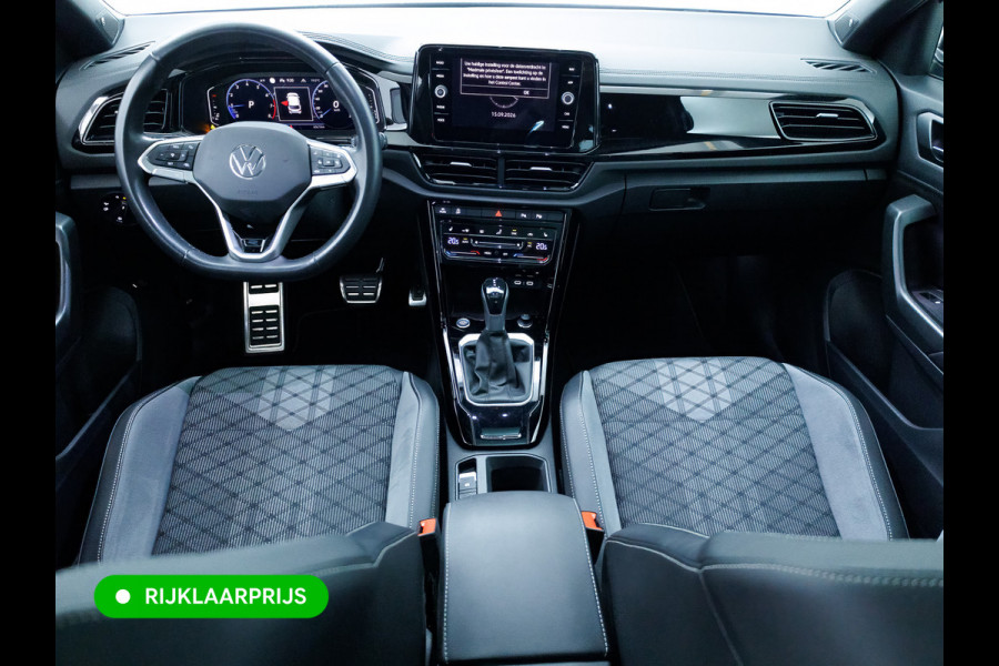 Volkswagen T-Roc 1.5 TSI R-Line Black Style | Panoramadak | Camera | Afn Trekhaak | IQ-Light | Beats audio | Travel assist | Stoel- & stuurverwarming, Apple Carplay/Android auto, Camera, Afn. trekhaak, Elec. klep