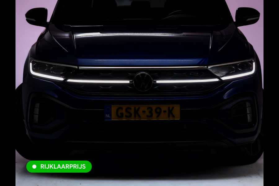 Volkswagen T-Roc 1.5 TSI R-Line Black Style | Panoramadak | Camera | Afn Trekhaak | IQ-Light | Beats audio | Travel assist | Stoel- & stuurverwarming, Apple Carplay/Android auto, Camera, Afn. trekhaak, Elec. klep