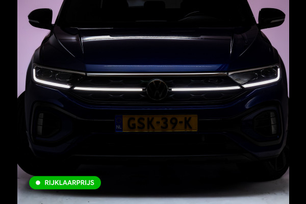 Volkswagen T-Roc 1.5 TSI R-Line Black Style | Panoramadak | Camera | Afn Trekhaak | IQ-Light | Beats audio | Travel assist | Stoel- & stuurverwarming, Apple Carplay/Android auto, Camera, Afn. trekhaak, Elec. klep
