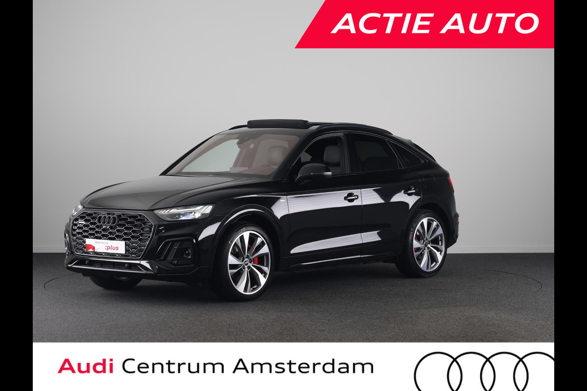 Audi Q5 Sportback 55 TFSI e S edition Competition 367pk | Private Lease € 994,- per maand |  Panoramadak | Trekhaak | Head up Display | B&O Premium Audio | Verlengde garantie | S-line interieur