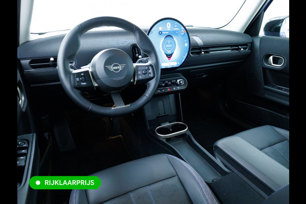 MINI 5-deurs 1.5 Cooper C Black 5 drs. | Stoel- & Stuurverw. | Leer | Cruise | Camera | Navigatie | App. connect | 17"LMV | All season banden, Draadloze tel. lader, Led, DAB