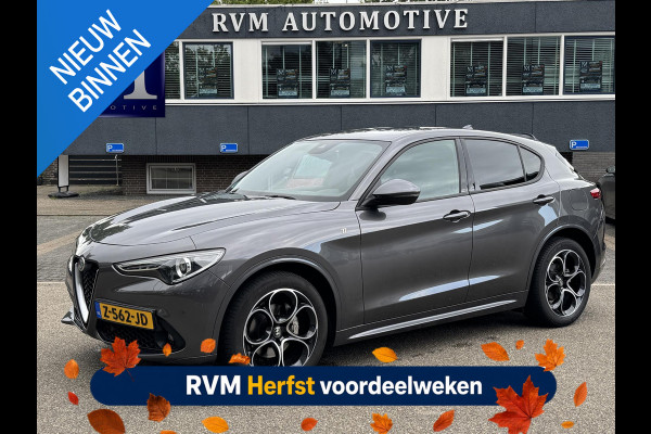 Alfa Romeo Stelvio 2.2 JTD AWD Veloce Automaat | VAN: € 34.900- VOOR: € 32.877,- UW HERFSTVOORDEEL: € 2.023,- | CAMERA| STOEL + STUURVERWARMING + MEMORY| KEY LESS ENTRY | LEDER | ADAPT. CRUISE CONTROL | 12 MND BOVAG GARANTIE