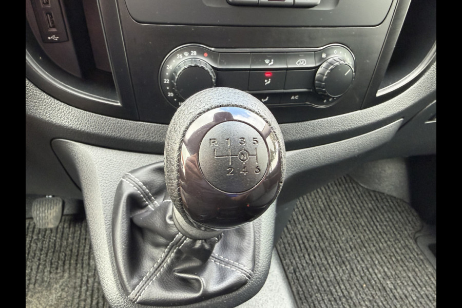 Mercedes-Benz Vito 110 CDI Lang L2H1 / euro 6 / bpm vrij / vaste prijs rijklaar € 16.950 ex btw / lease vanaf € 285 / airco / cruise control / navigatie / achterdeuren / comfort stoelen