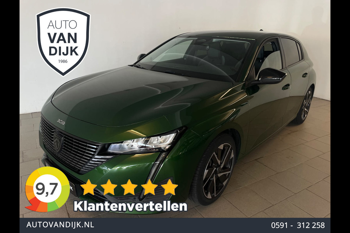Peugeot 308 1.2 PureTech Allure Pack Business AIRCO CLIMA NAVI CRUISE BLUETOOTH STOELVERW DIG DASHB. SPEC KLEUR VELGEN NIEUWSTAAT