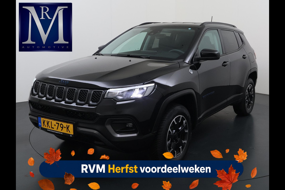 Jeep Compass 4xe 240 Plug-in Hybrid Electric Trailhawk VAN: 31.900,- VOOR: 26.877,- UW HERFSTVOORDEEL: 5.023,-  1.3 Plug-In Hybrid | 4WD PHEV | ADAPTIVE CRUISE CONTROL | ACHTERUIT RIJ CAMERA | 20.000KM |