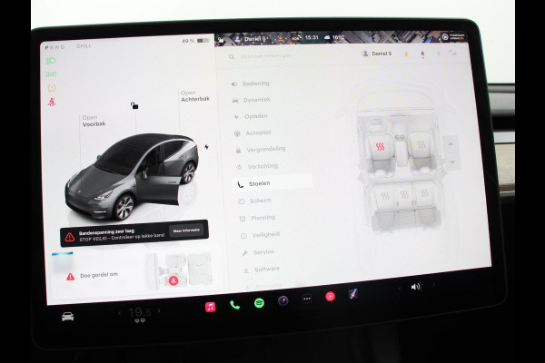 Tesla Model Y Long Range AWD 75 kWh Climate control Adaptieve cruise control Achteruitrijcamera Panoramadak Keyless Stuurverwarming Stoelverwarming LED Navigatie Parkeersensoren