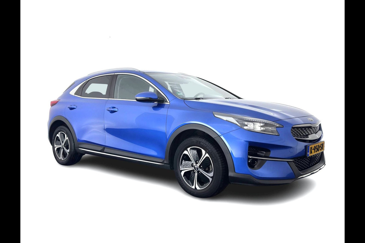 Kia Xceed 1.6 GDi PHEV DynamicPlusLine (Plug-In) {SoH-97%} (INCL-BTW ) Aut.*LEATHER-FABRIC | FULL-LED | KEYLESS | NAVI-FULLMAP | HEATED-SPORTSEATS | CAMERA | DAB | LANE-ASSIST | CRUISE | PRIVACY-GLASS | 16''ALU*