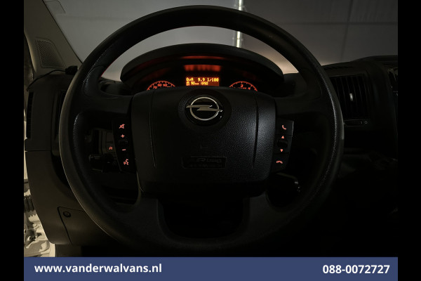 Opel Movano 2.2D 120pk L2H2 inrichting Euro6 Airco | Camera | Navigatie | Cruisecontrol Parkeersensoren, Bijrijdersbank
