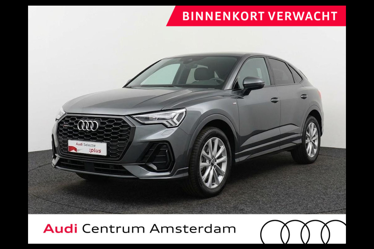 Audi Q3 Sportback 45 TFSI e S Edition 245pk | Keyless-pakket |  Apple Carplay/Android Auto | Dodehoekdetectie |  Climate control | full-LED koplampen |  lichtmetalen velgen multi-spaaks 18 | Navigatiesysteem | S Line interieur | voorstoelen verwarmd