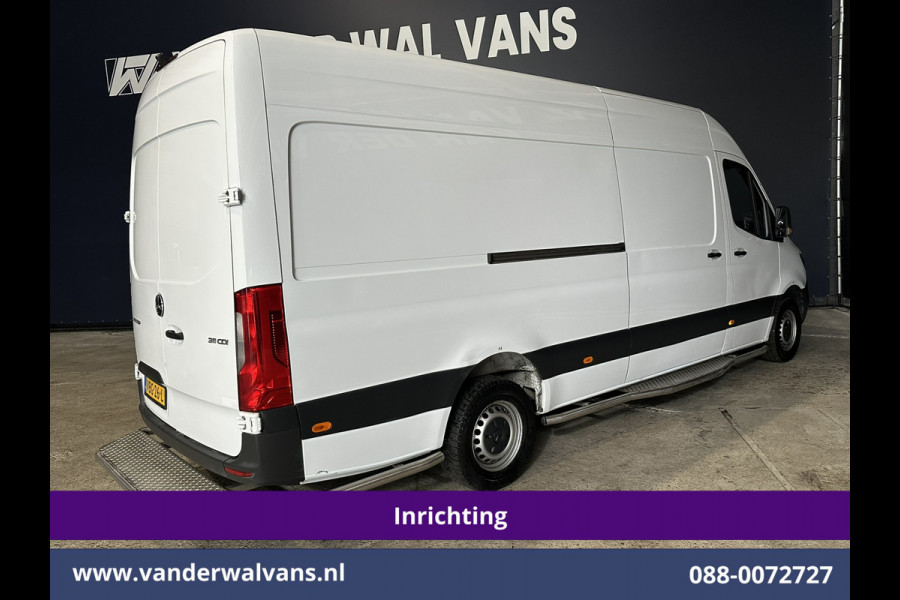 Mercedes-Benz Sprinter 311 CDI Automaat L3H2 *PostNL inrichting* Euro6 Airco | Camera | Schappen Doorloopdeur, 270 Gr. achterdeuren, Sidebars