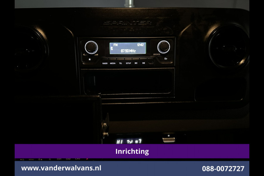 Mercedes-Benz Sprinter 311 CDI Automaat L3H2 *PostNL inrichting* Euro6 Airco | Camera | Schappen Doorloopdeur, 270 Gr. achterdeuren, Sidebars