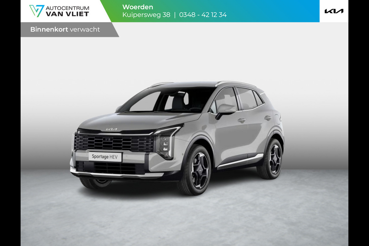 Kia Sportage 1.6 T-GDi Hybrid Black Edition Advanced | Actieprijs* | Navi. | Clima. | Adapt. Cruise. | Stoel&Stuur Verwarming | Black Edition Zwart Suede Bekleding | Dodehoekassistentie | Panodak