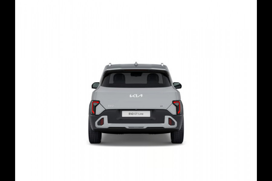 Kia EV2 GT-Line 61 kWh | Actieprijs* | Navi. | Clima. | Adapt. Cruise. | Parkeersensoren | Stoel&Stuur Verwarming | 15L Frunk | Glazen Schuif-/Kanteldak | Harman Kardon | Vegan Lederen Stoelbekleding 'GT-Line' | Dodehoekcamera | Slimme Parkeerassistentie
