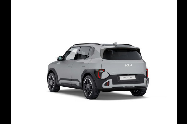 Kia EV2 GT-Line 61 kWh | Actieprijs* | Navi. | Clima. | Adapt. Cruise. | Parkeersensoren | Stoel&Stuur Verwarming | 15L Frunk | Glazen Schuif-/Kanteldak | Harman Kardon | Vegan Lederen Stoelbekleding 'GT-Line' | Dodehoekcamera | Slimme Parkeerassistentie
