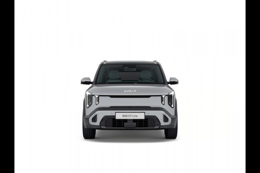 Kia EV2 GT-Line 61 kWh | Actieprijs* | Navi. | Clima. | Adapt. Cruise. | Parkeersensoren | Stoel&Stuur Verwarming | 15L Frunk | Glazen Schuif-/Kanteldak | Harman Kardon | Vegan Lederen Stoelbekleding 'GT-Line' | Dodehoekcamera | Slimme Parkeerassistentie