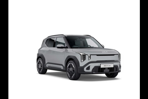 Kia EV2 GT-Line 61 kWh | Actieprijs* | Navi. | Clima. | Adapt. Cruise. | Parkeersensoren | Stoel&Stuur Verwarming | 15L Frunk | Glazen Schuif-/Kanteldak | Harman Kardon | Vegan Lederen Stoelbekleding 'GT-Line' | Dodehoekcamera | Slimme Parkeerassistentie