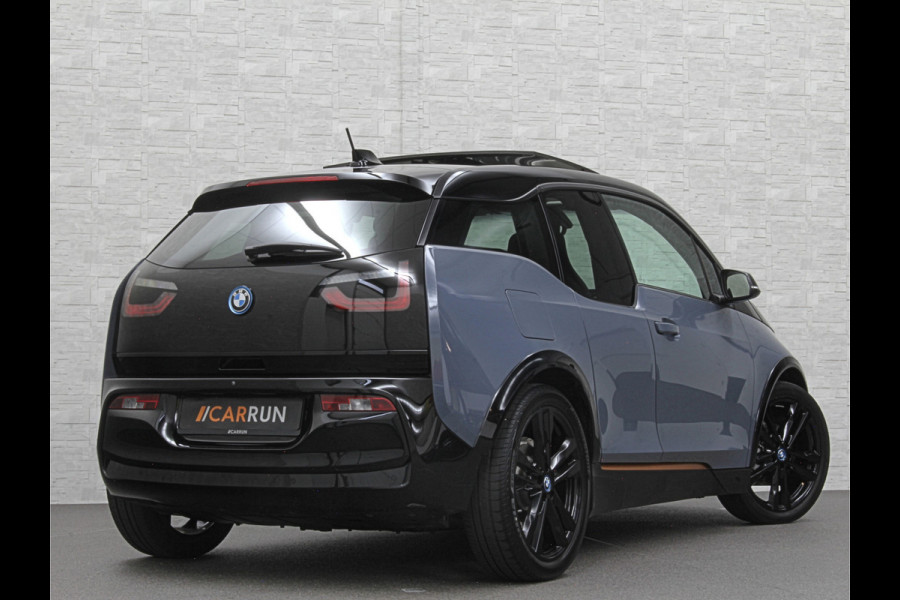 BMW i3 Unique Forever Edition 120Ah Sport-Pakket | Navi-Prof | Warmtepomp | 94% SOH | Snel Laden | Panorama | Camera | LED | Leder | 20'' | Stoelverwarming |