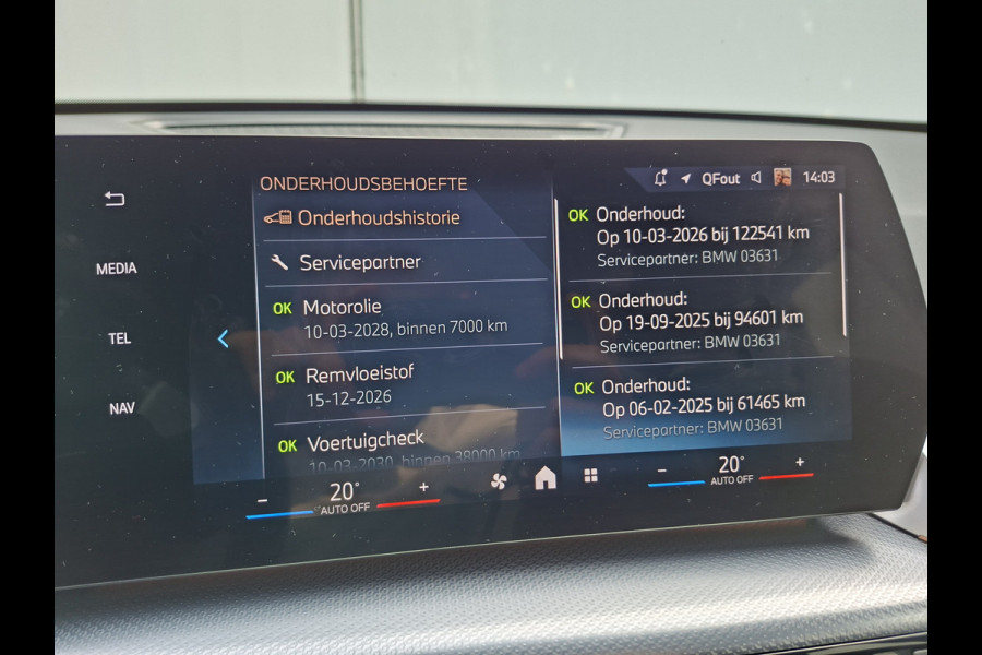 BMW X1 sDrive20i M-Sport Carplay Sportzetels Zwarte hemel PORTIMAO BLAU METALLIC
