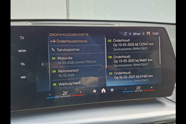 BMW X1 sDrive20i M-Sport Carplay Sportzetels Zwarte hemel PORTIMAO BLAU METALLIC