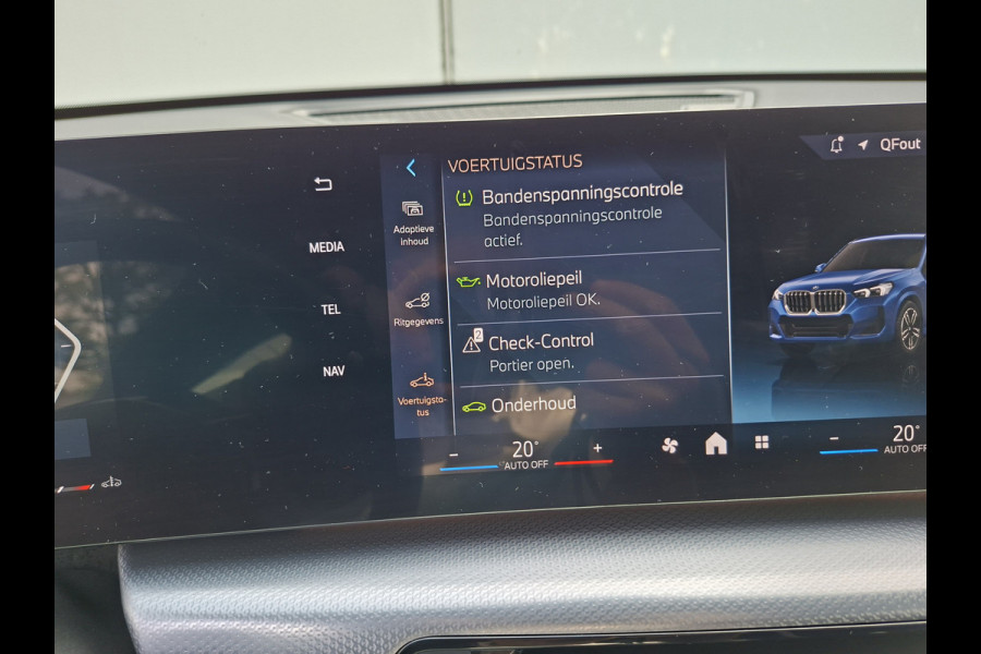 BMW X1 sDrive20i M-Sport Carplay Sportzetels Zwarte hemel PORTIMAO BLAU METALLIC