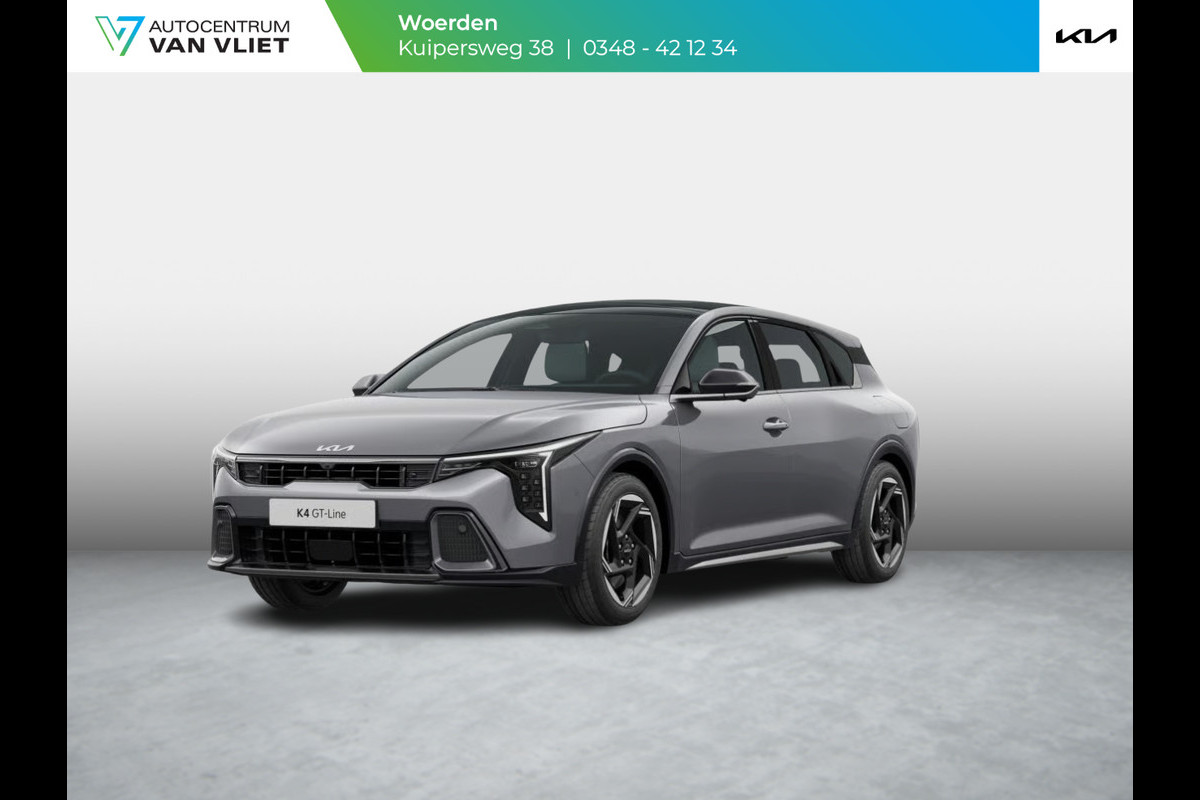 Kia K4 1.0 T-GDi MHEV GT-Line Launch Edition (pano) | Actieprijs* | Navi. | Clima. | Adapt. Cruise. | Dodehoekassistentie | Stoel&Stuur Verwarming | GT-Line Vegan Lederen Stoelbekleding