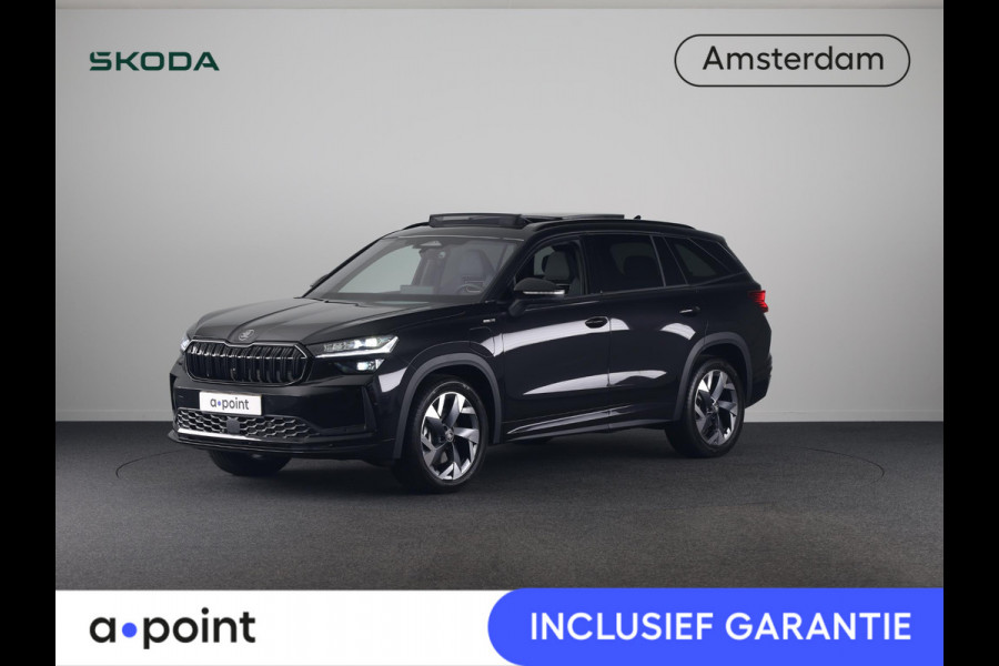 Škoda Kodiaq 1.5 TSI PHEV 204pk Sportline Business 204pk | Panoramadak | Trekhaak | Elektrisch verstelbare voorstoel met geheugen | Verwarmbare voorstoelen en achterbank |  Verlengde garantie |