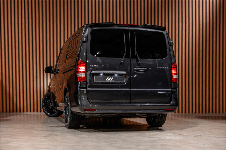 Mercedes-Benz Vito 124 CDI 237 PK DC Lang | Airmatic | Distronic | LED | Trekhaak | Lederen bekleding | L+R Schuifdeur | Dubbel cabine | Dodehoek | Camera | Navigatie | DAB | Dealer onderhouden | 24 maanden garantie