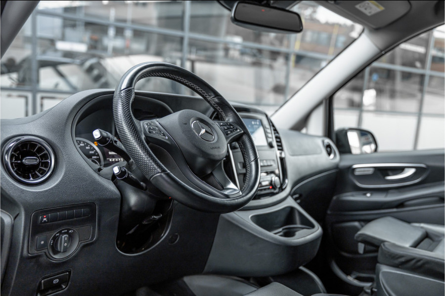 Mercedes-Benz Vito 124 CDI 237 PK DC Lang | Airmatic | Distronic | LED | Trekhaak | Lederen bekleding | L+R Schuifdeur | Dubbel cabine | Dodehoek | Camera | Navigatie | DAB | Dealer onderhouden | 24 maanden garantie