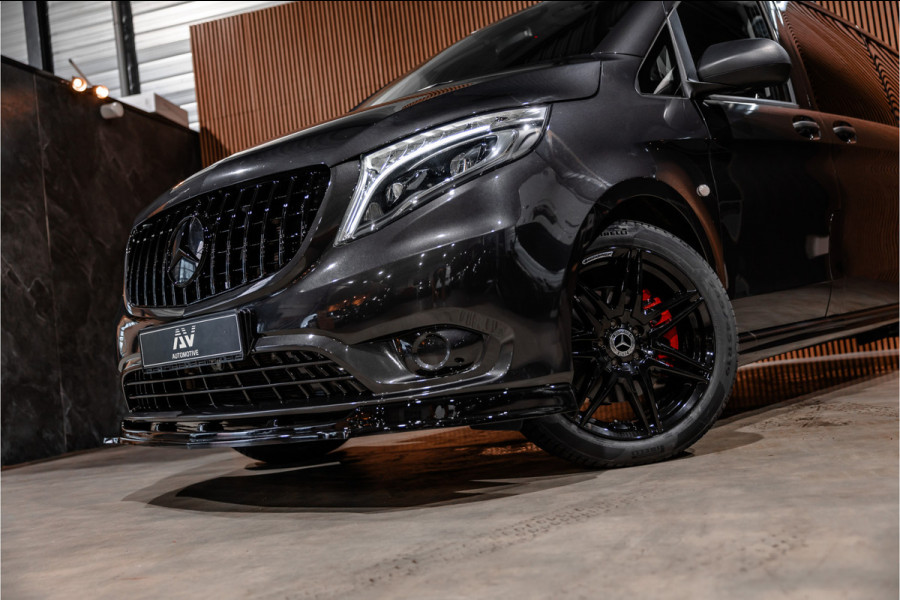Mercedes-Benz Vito 124 CDI 237 PK DC Lang | Airmatic | Distronic | LED | Trekhaak | Lederen bekleding | L+R Schuifdeur | Dubbel cabine | Dodehoek | Camera | Navigatie | DAB | Dealer onderhouden | 24 maanden garantie