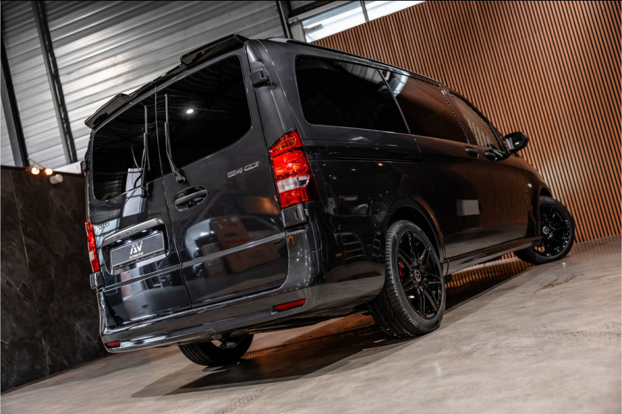 Mercedes-Benz Vito 124 CDI 237 PK DC Lang | Airmatic | Distronic | LED | Trekhaak | Lederen bekleding | L+R Schuifdeur | Dubbel cabine | Dodehoek | Camera | Navigatie | DAB | Dealer onderhouden | 24 maanden garantie