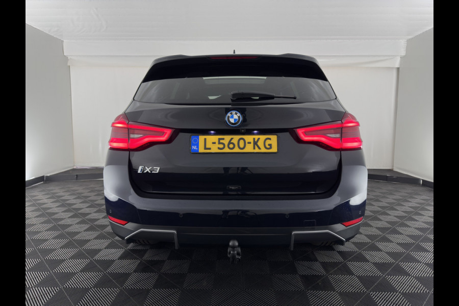BMW iX3 High Executive 80 kWh [ 3-Fase-11kW ] {SoH-97%} (INCL-BTW) Aut. *PANO | LEATHER | HARMAN/KARDON | ADAPTIVE-CRUISE | FULL-LED | BLINDSPOT | MEMORY-PACK | DIGI-COCKPIT | HEATED-SPORTSEATS | KEYLESS | CAMERA | DAB+ | TOWBAR | HEAD-UP | 20''AL