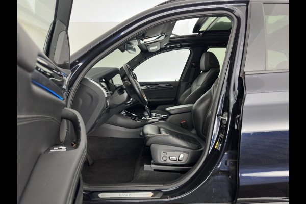 BMW iX3 High Executive 80 kWh [ 3-Fase-11kW ] {SoH-97%} (INCL-BTW) Aut. *PANO | LEATHER | HARMAN/KARDON | ADAPTIVE-CRUISE | FULL-LED | BLINDSPOT | MEMORY-PACK | DIGI-COCKPIT | HEATED-SPORTSEATS | KEYLESS | CAMERA | DAB+ | TOWBAR | HEAD-UP | 20''AL